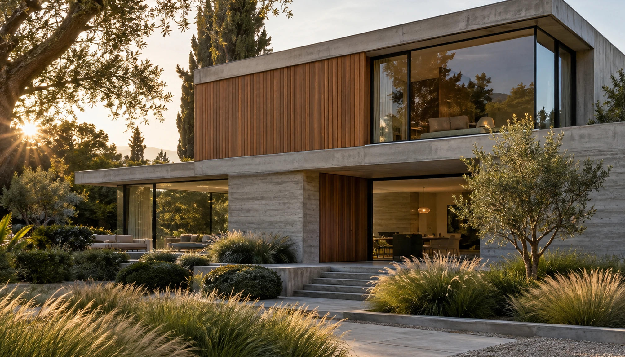 Vue d'ambiance pour Maison année 70 architecte