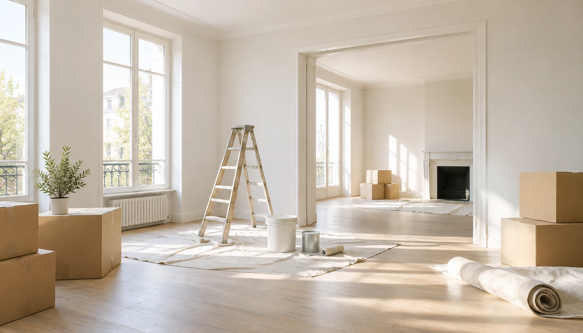 Vue d'ambiance pour Maison prêt à décorer